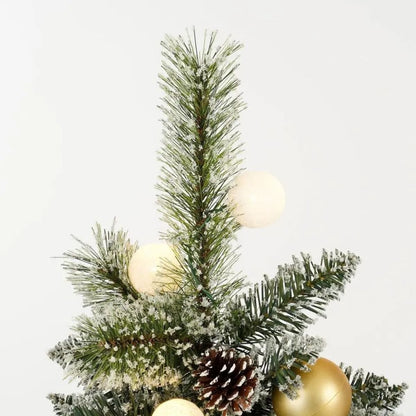 Kunstkerstboom Kaprun Verlicht Groen - 90 cm