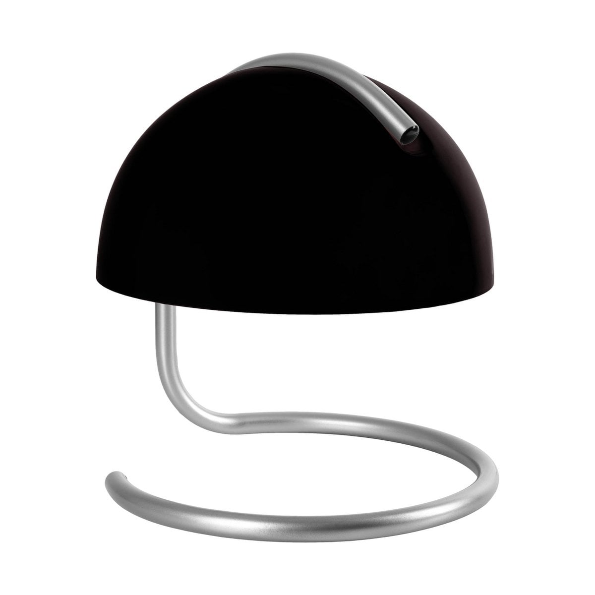 Tafellamp Burano Zwart/Zwart Glas - 25 cm (E27)