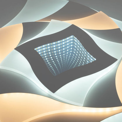 LED Plafondlamp Liora 3D Effect - Ø 48 cm (Afstandsbediening)