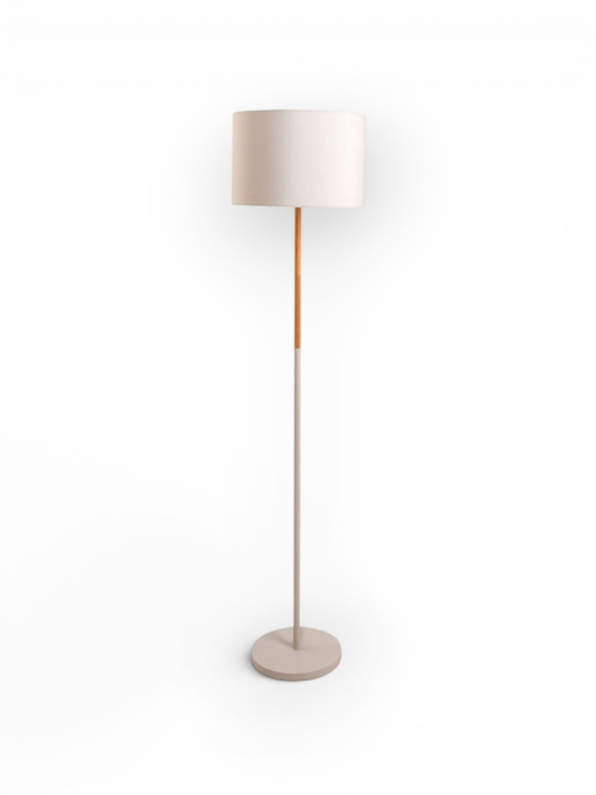 Vloerlamp Tessile Wit/Naturel - 126 cm (E27)