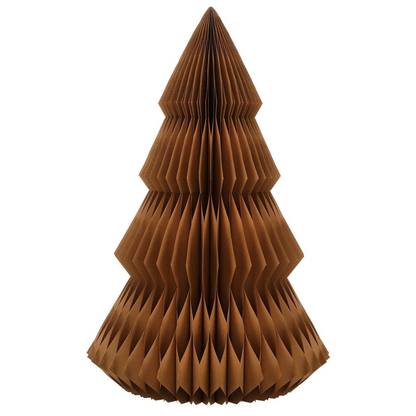 Decoratieve Kerstboom Papier Bruin - 152 cm