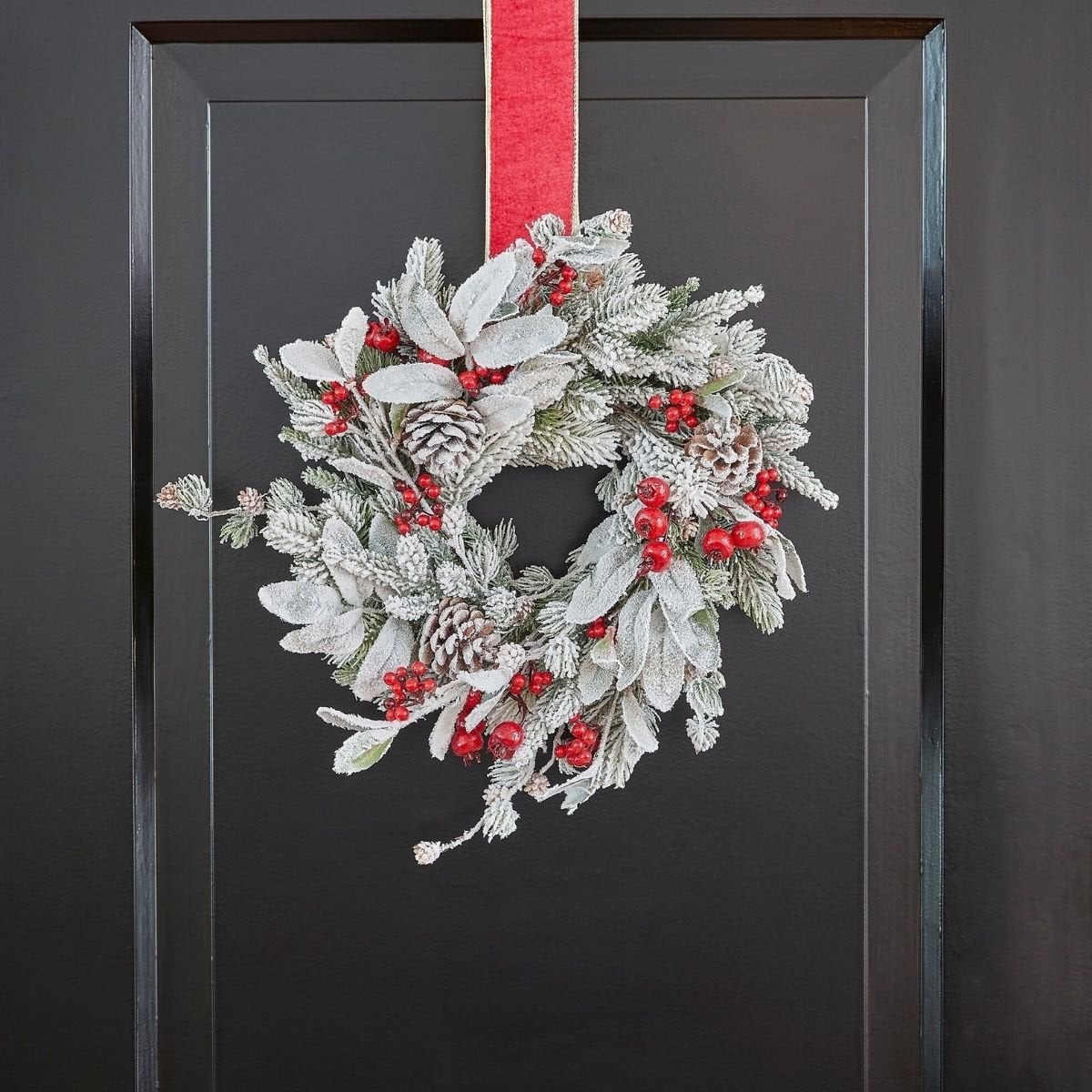 Kerstkrans Belfort Groen/Rood - Ø 40 cm