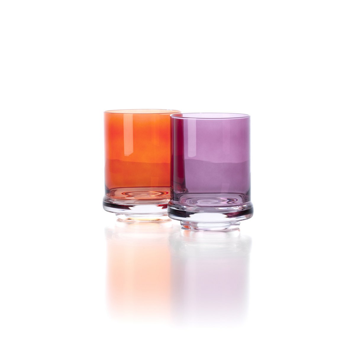 Glazen tumbler DOF oranje