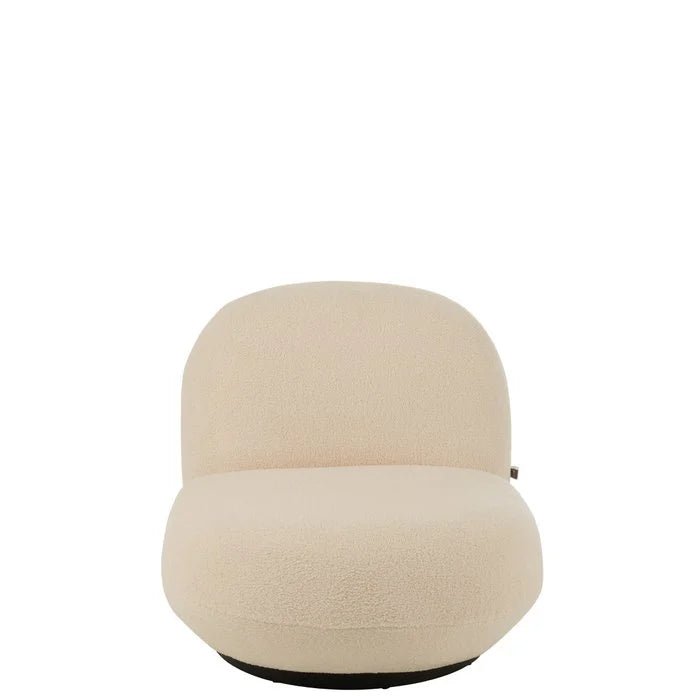 Draaifauteuil Teddy Crème - OutHome