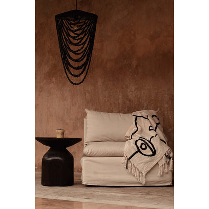 Bedsprei The evil eye zwart