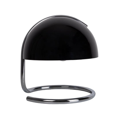 Tafellamp Burano Zwart/Zwart Glas - 25 cm (E27)