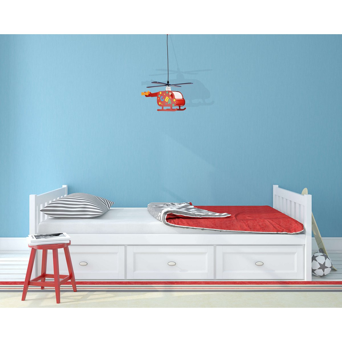 Kinderhanglamp Hubert Helikopter