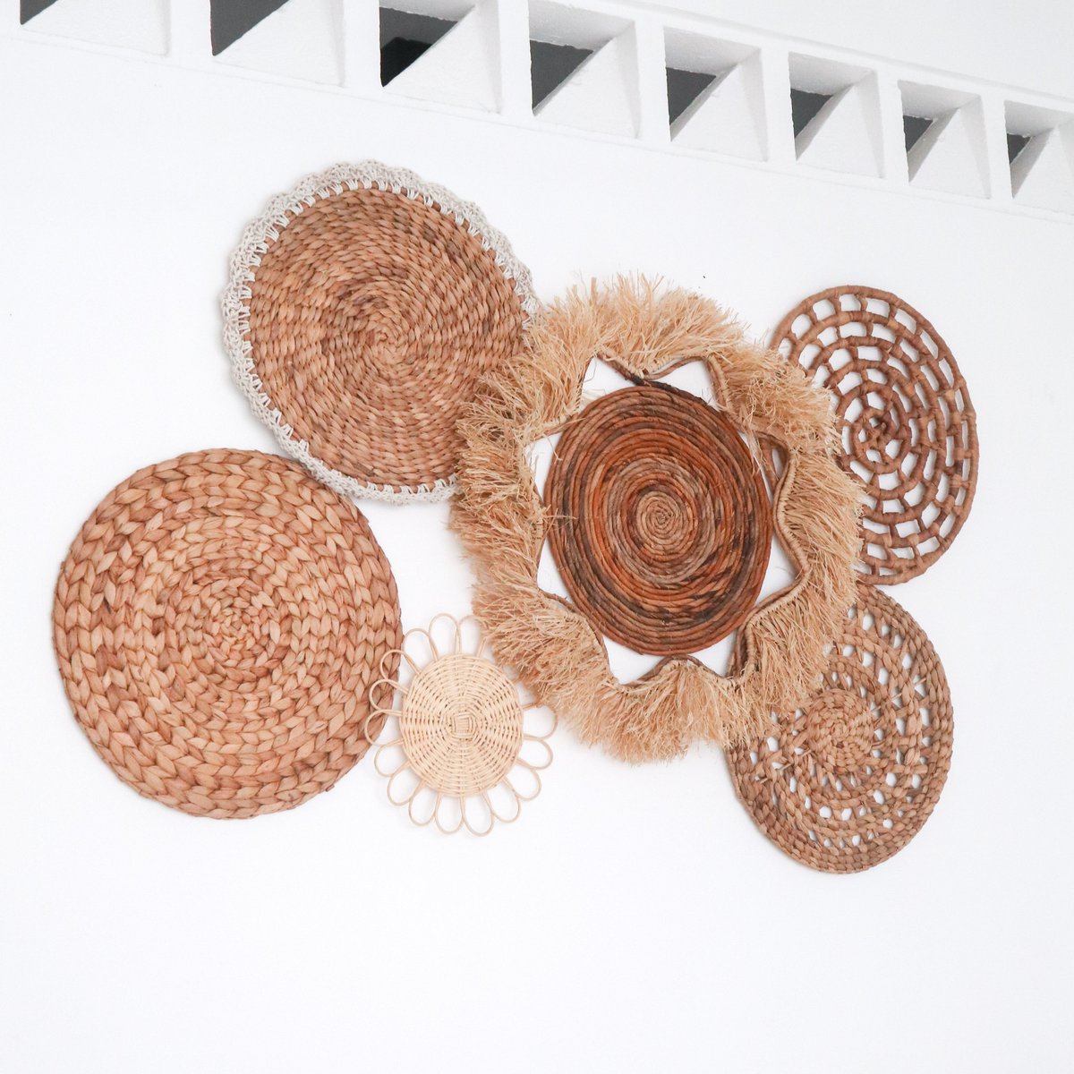 Wanddecoratieset Dalum Tropisch (6-delig)