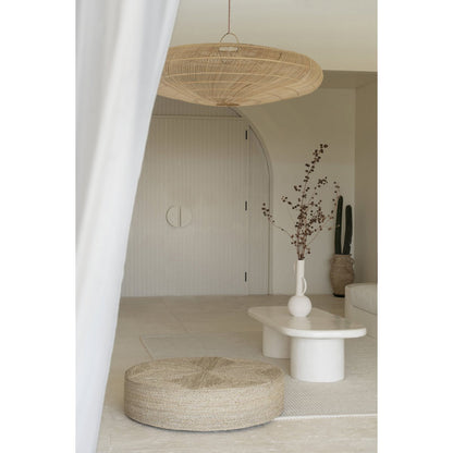 Zeegras poef XL naturel 100 cm