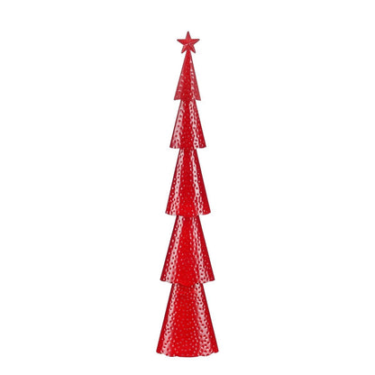 Decoratieve Kerstboom IJzer Rood - 90,5 cm