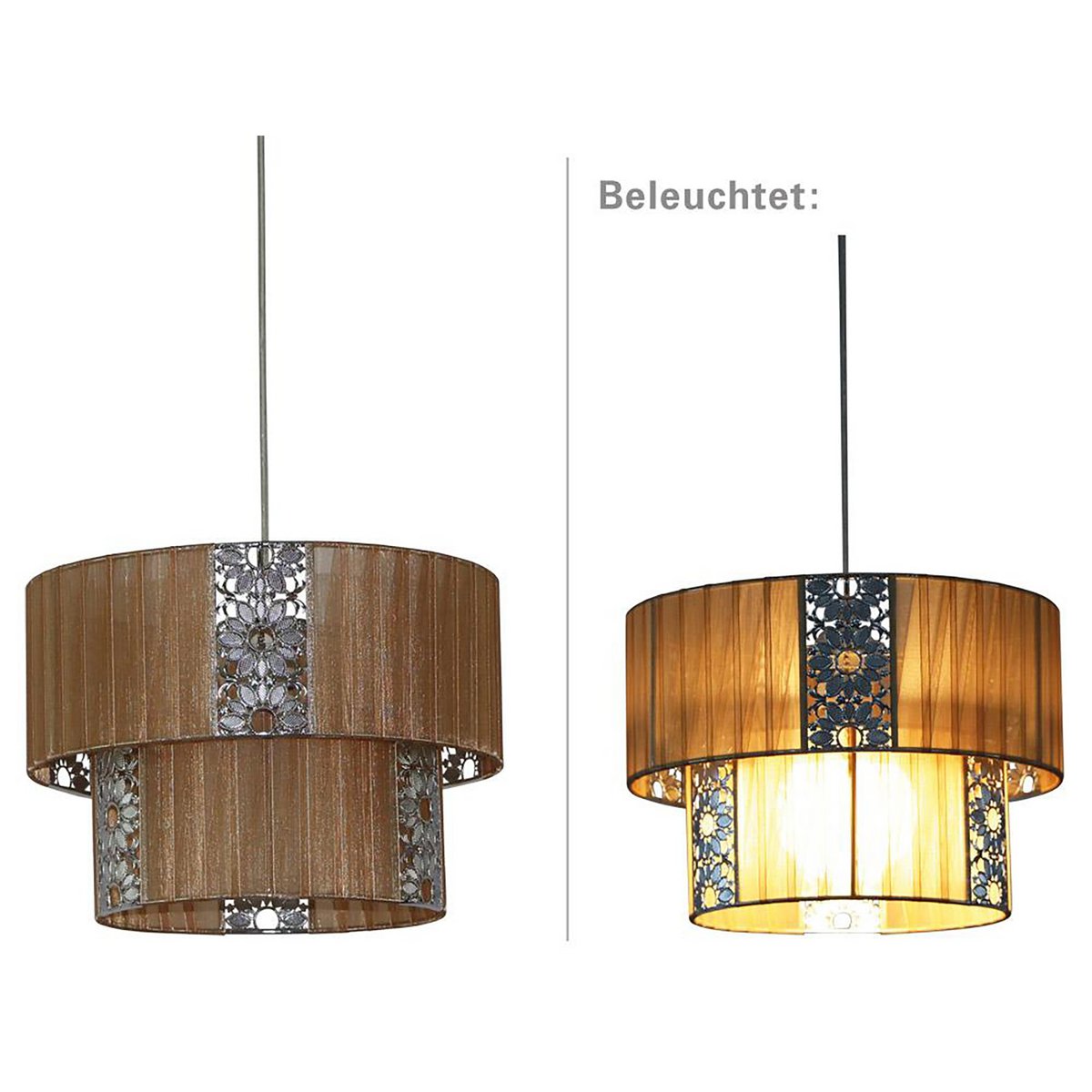 Hanglamp Pori Cappuccino - Ø 30 cm (E27)