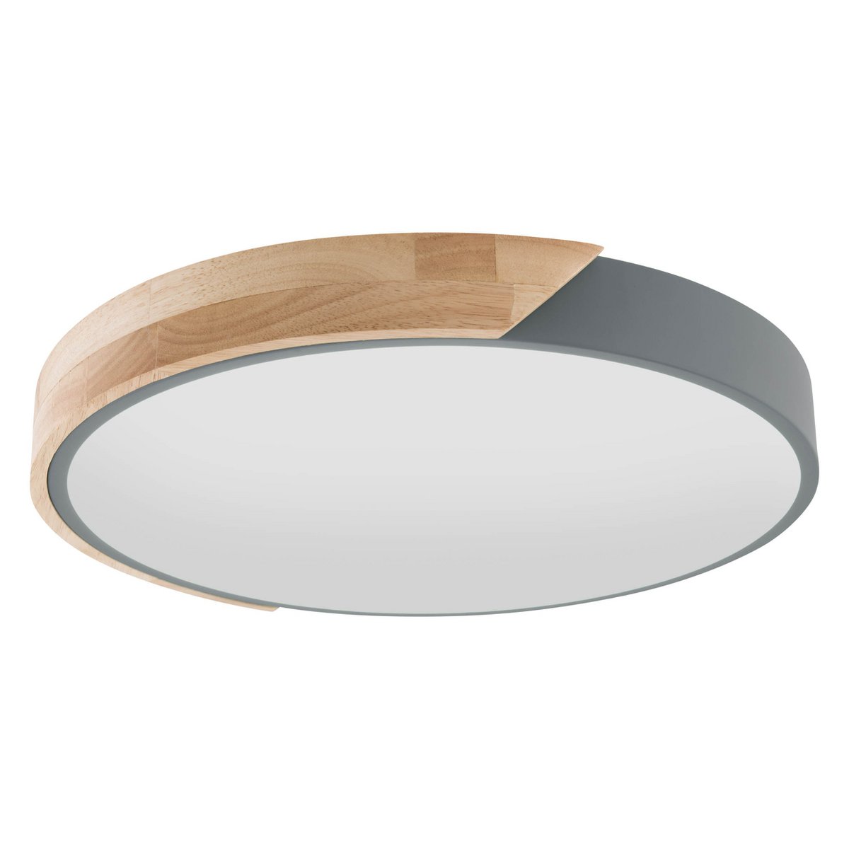 LED Plafondlamp Borneo Grijs - Ø 31 cm