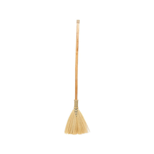 Decoratieve bezem Grote naturel 60 cm