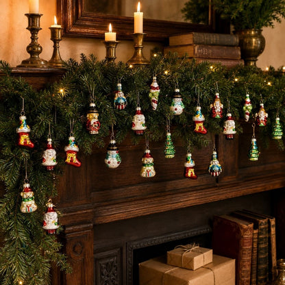 Kerstornamenten Glas Groen (20 stuks)