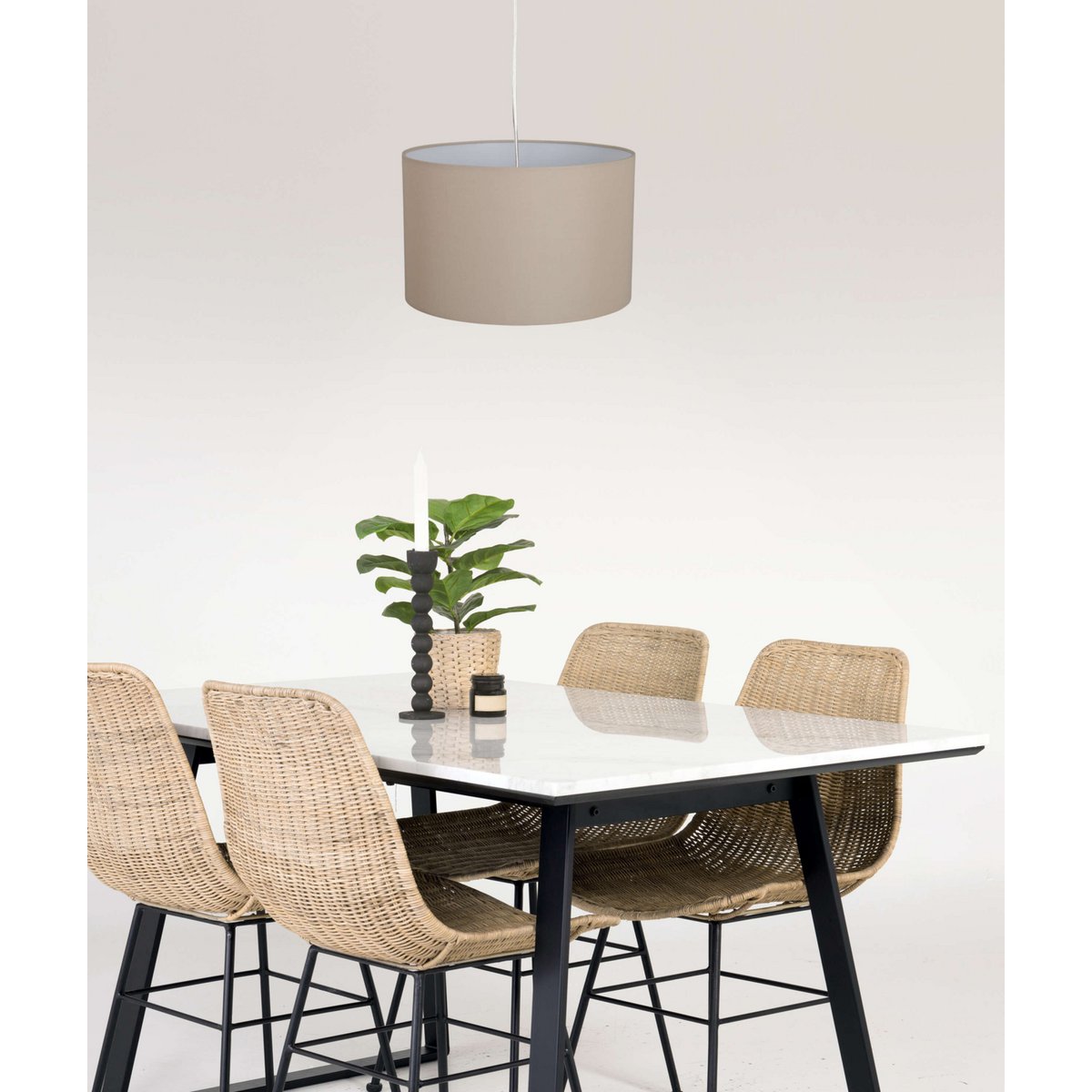 Hanger lamp "tom" d: 30 cm bruin - OutHome