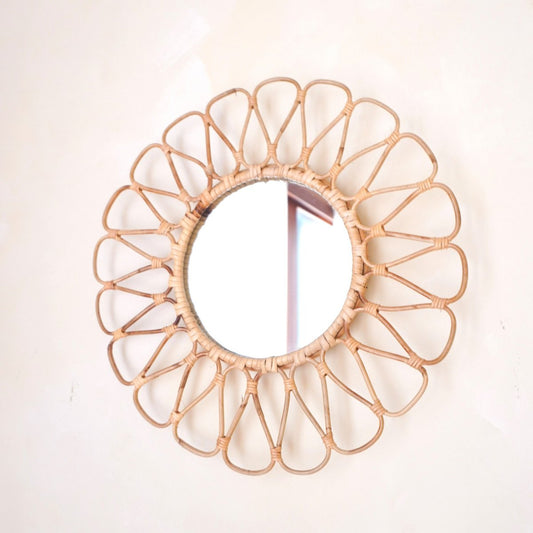 Wandspiegel Rotan Daau - Ø 38 cm