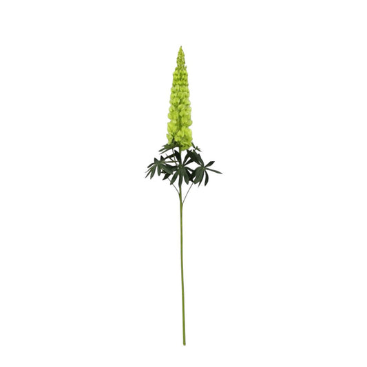 Zijden kunstbloem Lupine groen 105 cm