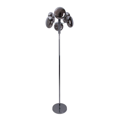 Vloerlamp Orion Rookglas