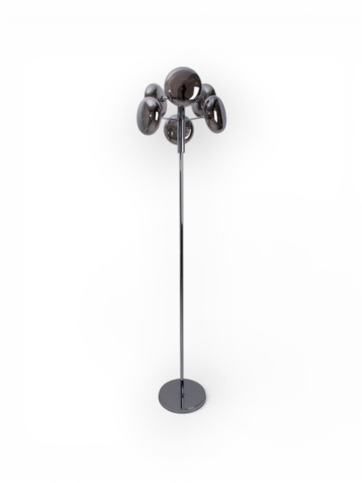 Vloerlamp Orion Rookglas