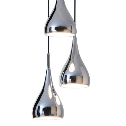 Hanglamp Stijl 3-Lichts Chroom - Ø 30 cm (E27)