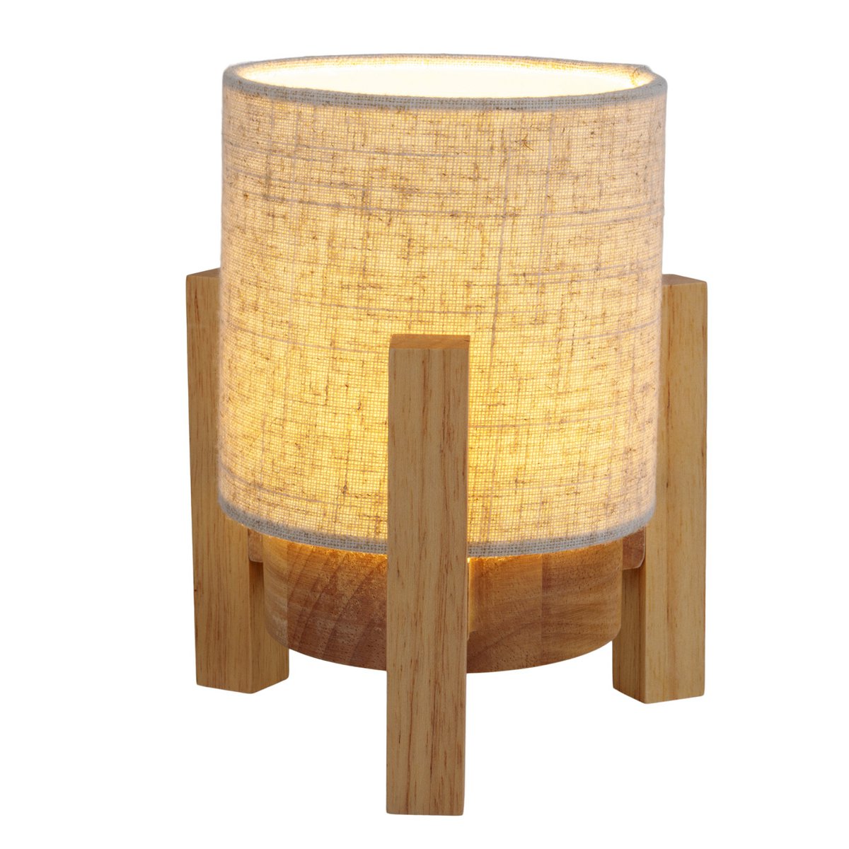 Acculamp Madita Wit/Naturel Touch - 19 cm (Dimbaar)
