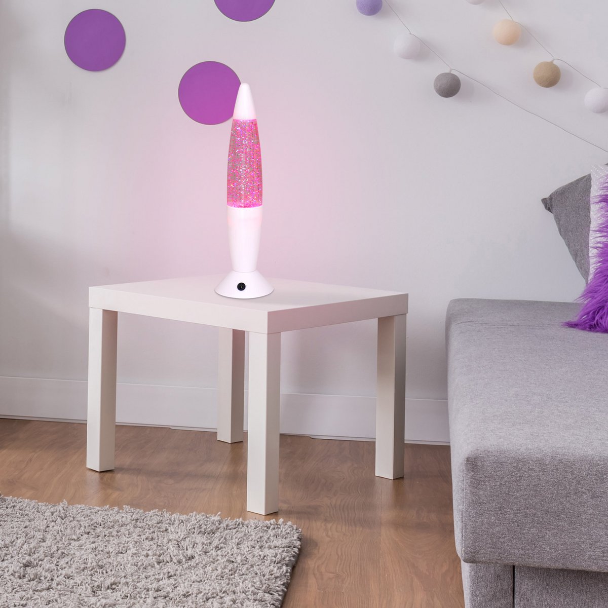 LED Tafellamp Glitter - 36 cm (RGB Effect)