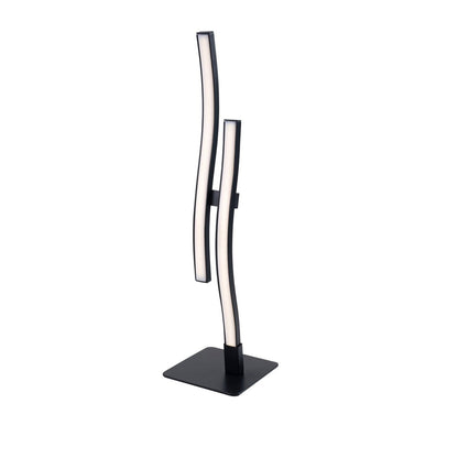 LED Tafellamp Onda Zwart - 44 cm