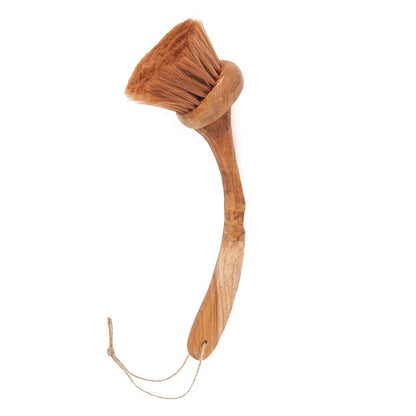 Teakhouten afwasborstel Hatra naturel