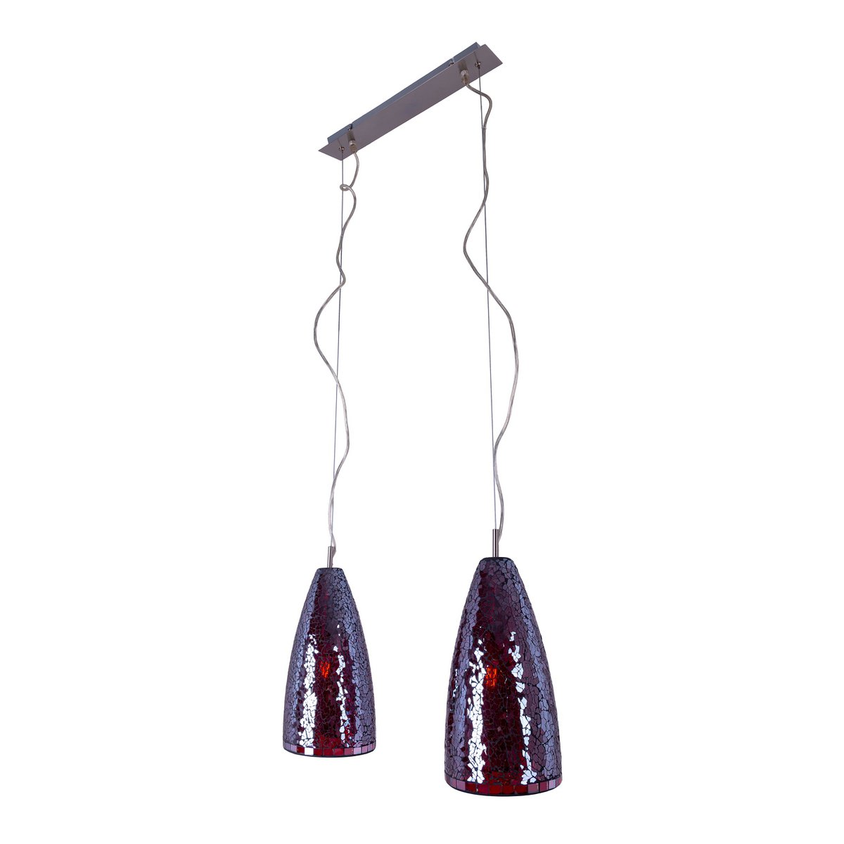 Glazen Hanglamp Individu 2-Lichts