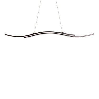 LED Hanglamp Onda Zwart - 96 cm