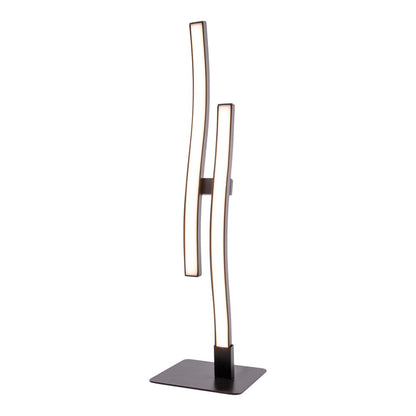 LED Tafellamp Onda Zwart - 44 cm