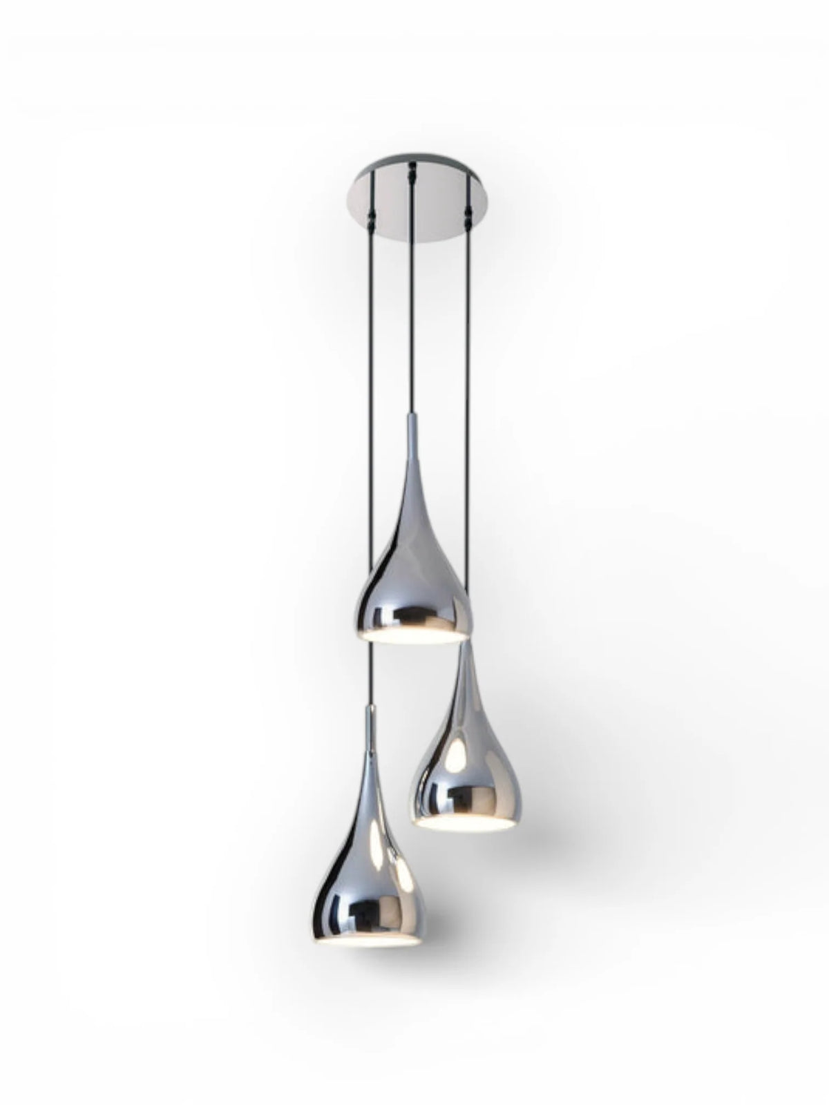 Hanglamp Stijl 3-Lichts Chroom - Ø 30 cm (E27)