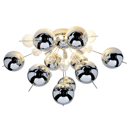 Plafondlamp Explosie Chroom - Ø 57 cm (G9) - OutHome