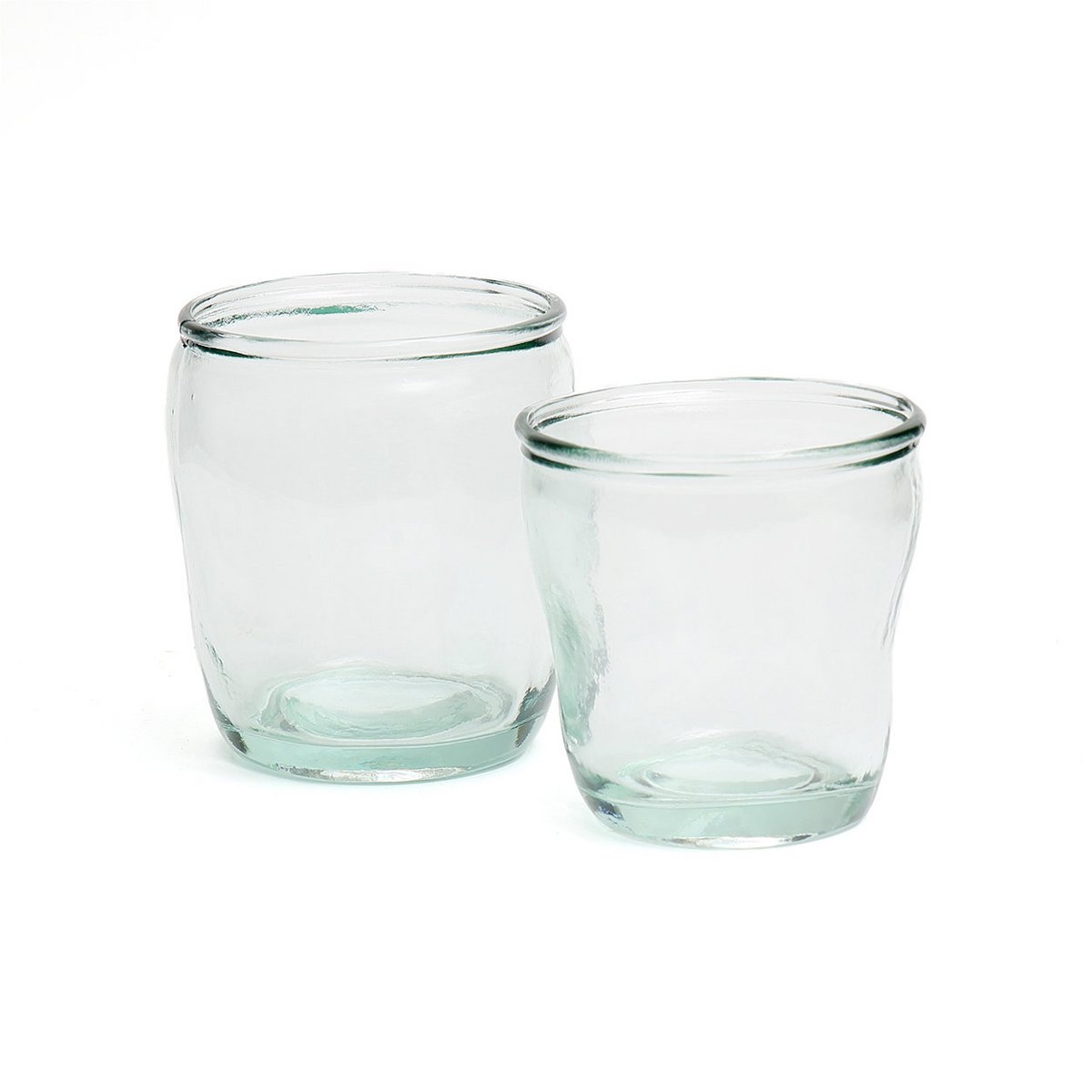 Transparant glas Yang blauw