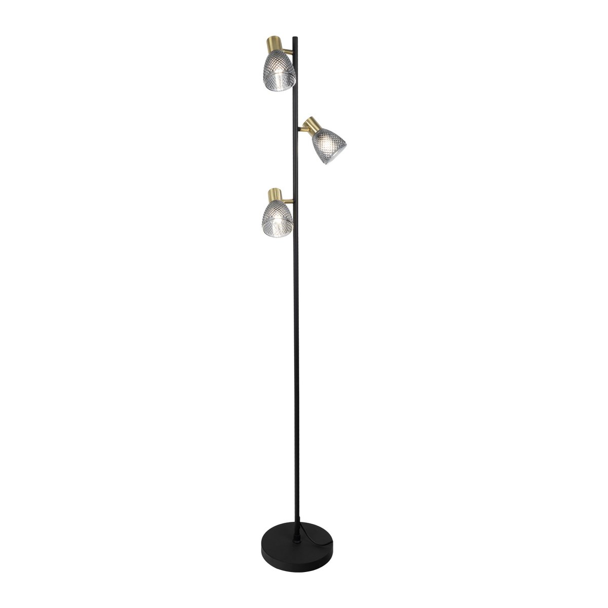 Vloerlamp Lindita 3-Lichts - 150 cm (excl. kap)